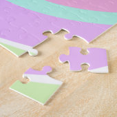 Puzzle Votre message ici ajouter texte nom monogramme ros (Côté)