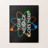 Puzzle Votre message Structure atomique Science (Vertical)
