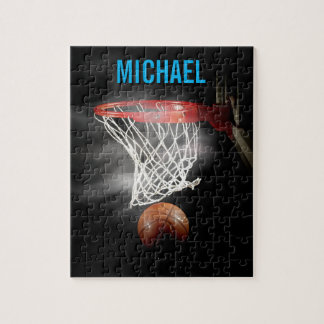 Puzzle Votre nom personnalisable Basketball Artwork Pop A