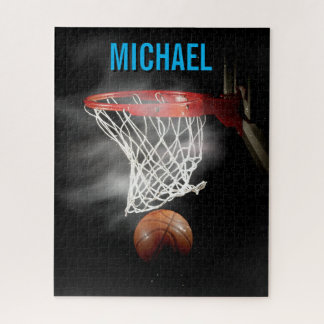 Puzzle Votre nom personnalisable Basketball Artwork Pop A