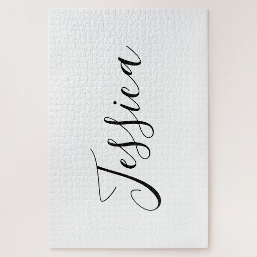 Puzzle Votre nom | Script élégant (Vertical)