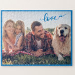 Puzzle Votre photo de famille préférée avec amour<br><div class="desc">Cela deviendra un beau souvenir qui peut être apprécié encore et encore. Pour toute question de conception ou demande spéciale, envoyez un courriel à charmdesignstudio@rcn.com et nous serons heureux de vous aider. Nos puzzles sont fabriqués à partir de carton robuste et de panneaux agglomérés et sont imprimés dans des couleurs...</div>