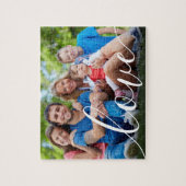 Puzzle Votre photo de famille préférée - Script Amour (Vertical)