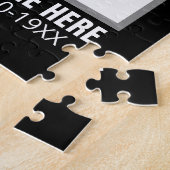 Puzzle Votre photo ici Nom et âge (Côté)