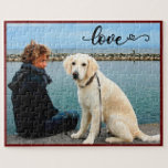 Puzzle Votre photo préférée avec amour<br><div class="desc">J'adore mon animal de compagnie — et je suis sûr que vous allez vous amuser beaucoup avec ce puzzle de votre ami préféré. C'est une belle tenue qui peut être appréciée encore et encore. Pour toute question de conception ou demande spéciale, envoyez un courriel à charmdesignstudio@rcn.com et nous serons heureux...</div>