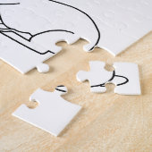 Puzzle Votre texte, Duck and Bunny Rabbit dessiner des én (Côté)