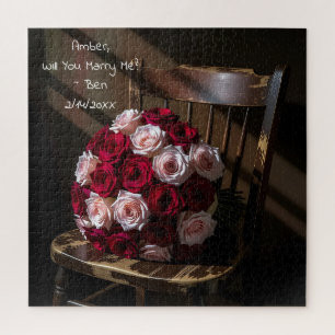 Puzzle Voulez-vous m'épouser Moyen romantique de propos