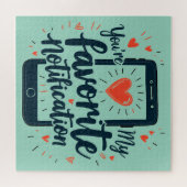 Puzzle Vous êtes mon affection numérique de notification (Horizontal)