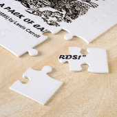 Puzzle Vous n'êtes rien mais un paquet de cartes (Côté)