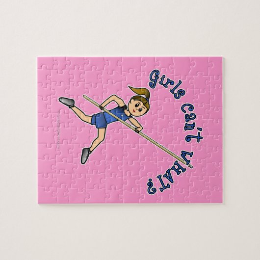 Puzzle Voûte de la fille - Bleu (clair) (Horizontal)