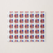 Puzzle Voyage 66 Autoroute Avec Drapeau (Horizontal)