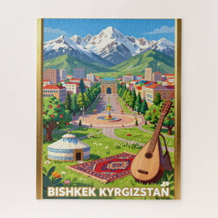 Puzzle Voyage à Bichkek montagnes kirghizes