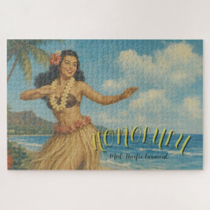 Puzzle Voyage à Hawaï de style vintage