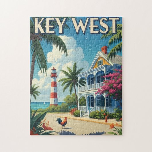 Puzzle Voyage à Key West en Floride (Vertical)