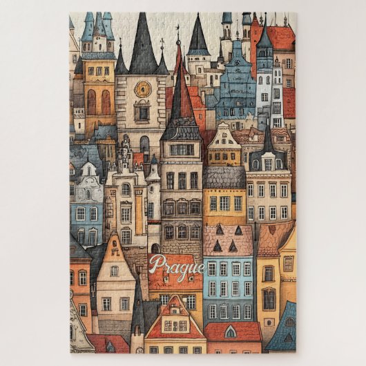 Puzzle Voyage à Prague Czechia (Vertical)