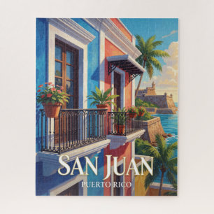Puzzle Voyage à San Juan Porto Rico Vieille Ville