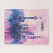 Puzzle Voyage à Shanghai Chine (Horizontal)