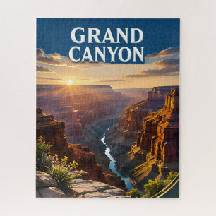 Puzzle Voyage au Grand Canyon South Rim au coucher du sol