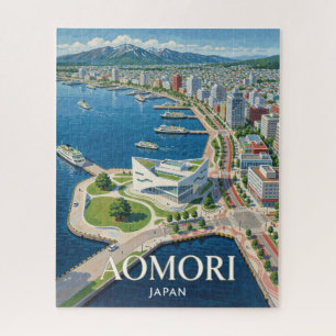 Puzzle Voyage dans la campagne du nord d'Aomori Japon