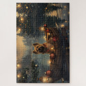Puzzle Voyage de fête de Noël Cane Corso (Vertical)
