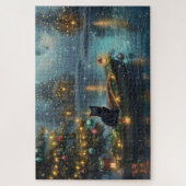 Puzzle Voyage de Noël de la Chatte Noire (Vertical)