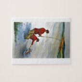 Puzzle Voyage de pêche père et fils (Horizontal)