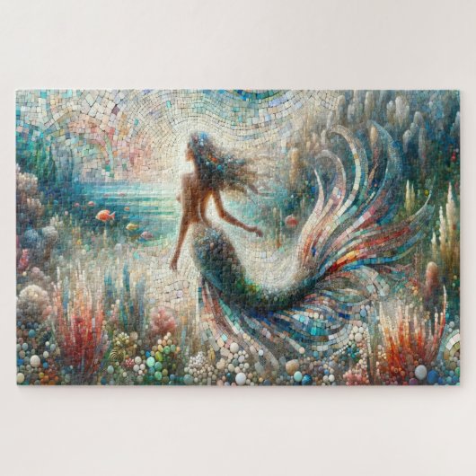 Puzzle Voyage en mosaïque de sirène Ethereal (Horizontal)