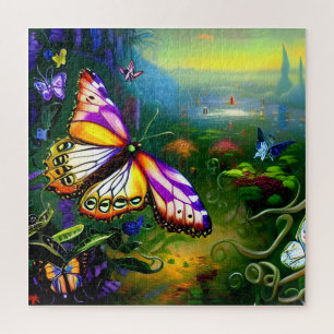 Puzzle Voyage fantastique de papillon