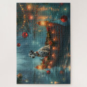 Puzzle Voyage festif de Noël dalmate (Vertical)