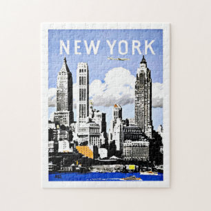 Puzzle Voyage New York America Vintage