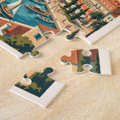 Puzzle Voyage rétro à Split Croatie (Côté)