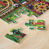 Puzzle Voyage tribal maya mexicain de Boho d'art d'Oaxaca (Côté)