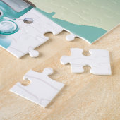 Puzzle Voyage vintage Bonneville Salt Flat Utah (Côté)