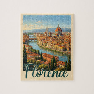 Puzzle Voyage vintage Florence Italie