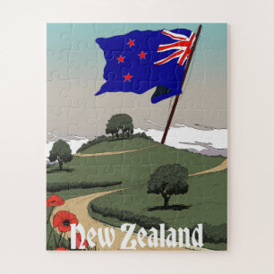 Puzzle Voyage Vintage Nouvelle-Zélande