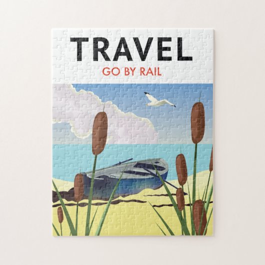 Puzzle Voyager en train (Vertical)