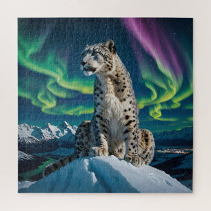 Puzzle « Voyageur du ciel du Nord » – Portrait de léopard