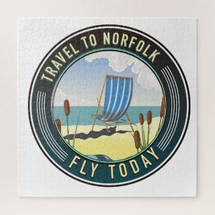 Puzzle Voyagez à Norfolk - Envolez-vous aujourd'hui