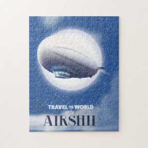 Puzzle Voyagez dans le monde par avion