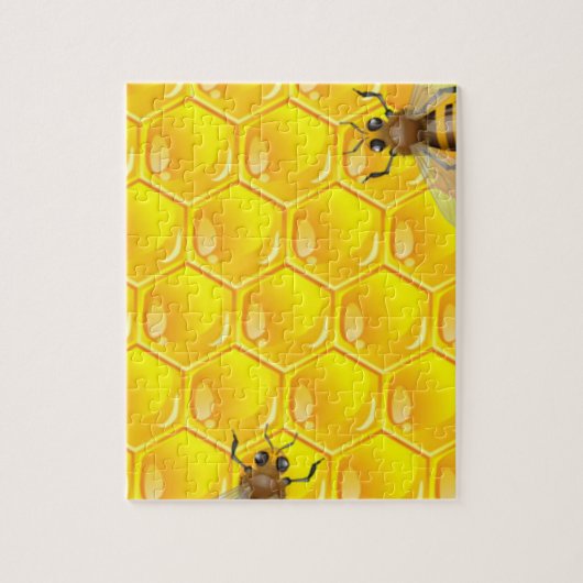 Puzzle Vraiment impossible Honeypeb avec les abeilles (Vertical)