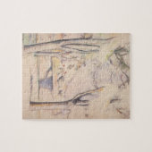 Puzzle Vue à travers les arbres par Paul Cezanne, Art anc (Horizontal)