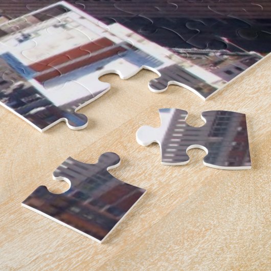 Puzzle Vue aérienne de Boston (Côté)