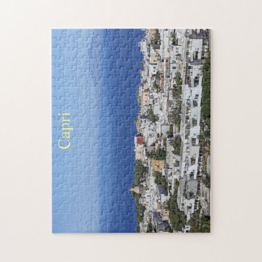 Puzzle Vue aérienne de Capri (Vertical)