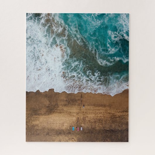 Puzzle Vue aérienne de la plage (Vertical)