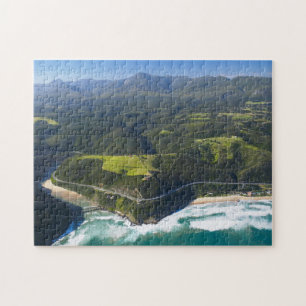 Puzzle Vue aérienne de la rivière Keurbooms, Route du jar