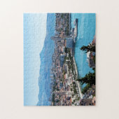 Puzzle Vue aérienne de la ville divisée en front de mer,  (Vertical)