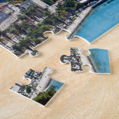 Puzzle Vue aérienne de la ville divisée en front de mer,  (Côté)