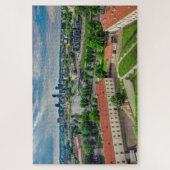 Puzzle Vue aérienne de Vilnius, Lituanie (Vertical)