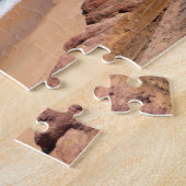Puzzle Vue aérienne des touristes marchant sur la plage (Côté)