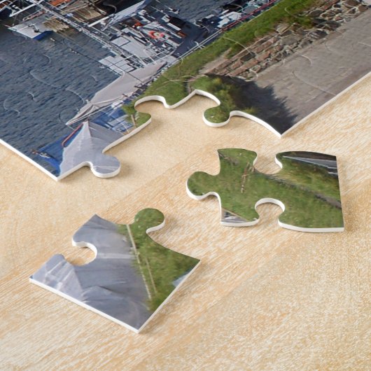 Puzzle Vue aérienne d'Oslo depuis la forteresse (Côté)